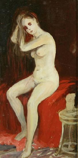 George Benjamin Luks Seated Nude China oil painting art